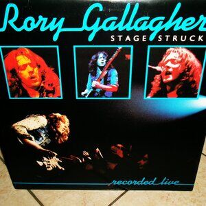rory gallagher stage struck 1980 promo lp - hard blues rock moonchild taste